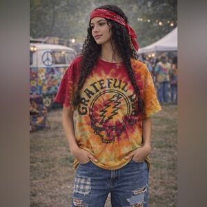 GRATEFUL DEAD TIE-DYE T-SHIRT